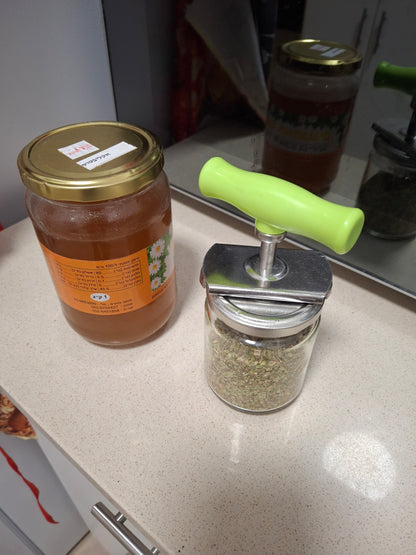 פותח צנצנות מקצועי מנירוסטה – פתיחה קלה וללא מאמץ