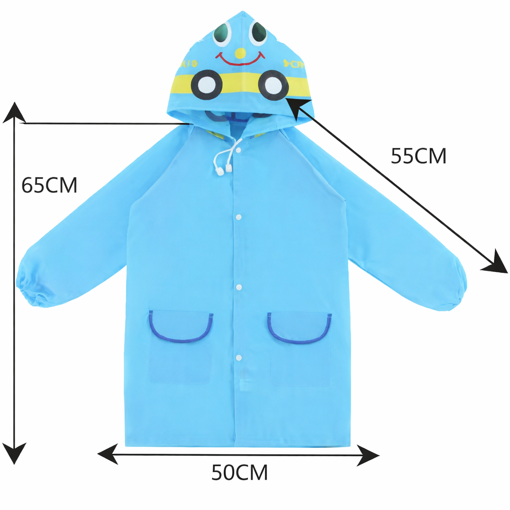 מעיל גשם לילדים – עמיד, צבעוני וקל לנשיאה